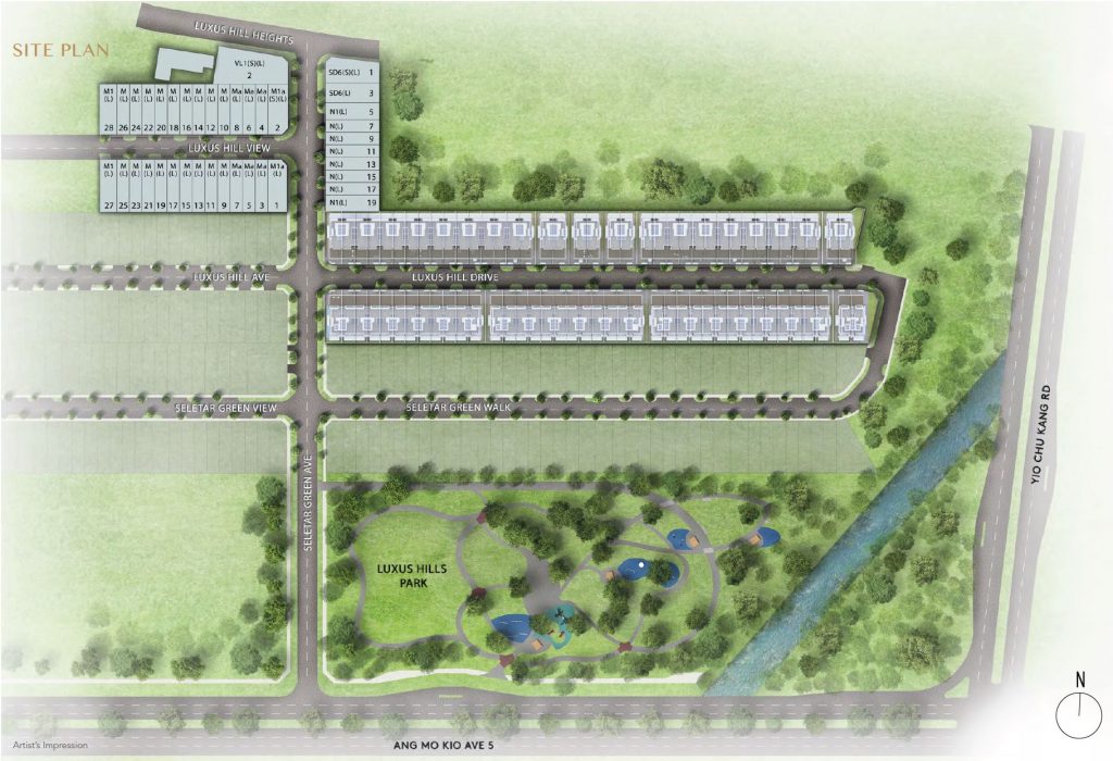 Luxus Hills Site Plan 61002458 Singapore